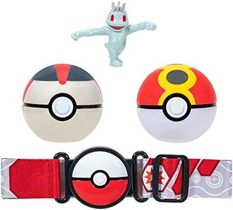 ORBICO Pokemon figūrėlės: Clip 'N' Go Pokball Premium + Machop