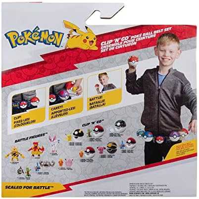 ORBICO Pokemon figūrėlės: Clip 'N' Go Pokball Premium + Machop
