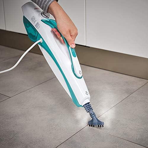 Polti | Garinė šluota | PTEU0282 Vaporetto SV450_Double | Garinė šluota ir rankinis garinis valytuvas | 1500 W | Veikimo spindulys 7,5 m | Baltas