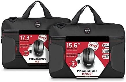 PORT DESIGNS | PREMIUM PACK 17.3 | Messenger - Briefcase | Juodas