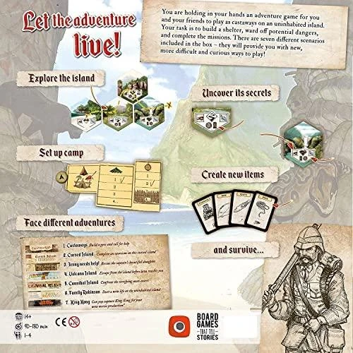 Portal Games Portalo žaidimai Robinzonas Kruzas: nuotykiai prakeiktoje saloje