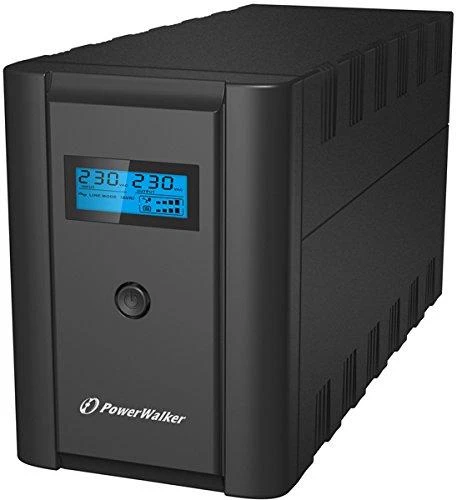 POWERWALK VFI 3000 CRM LCD Power Walker UPS On-Line 3000VA, 19 2U, 4x IEC, USB/RS-232, LCD, terminalas, stovas / vilkimas