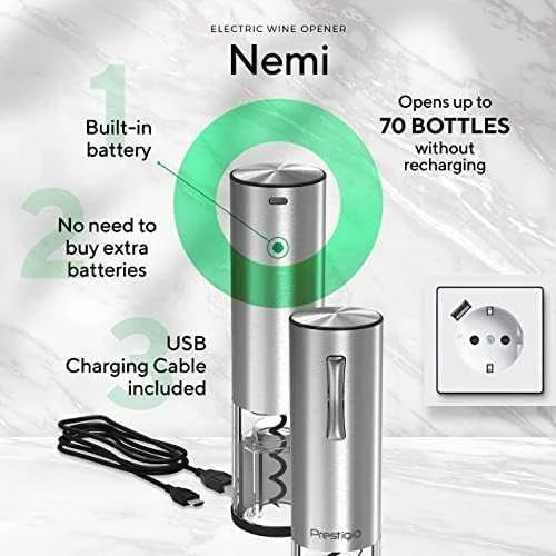 Prestigio Nemi vyno atidarytuvas