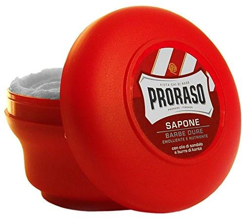 Proraso Red Line Shaving Soap In a Jar Odą maitinantis skutimosi muilas, 150 ml