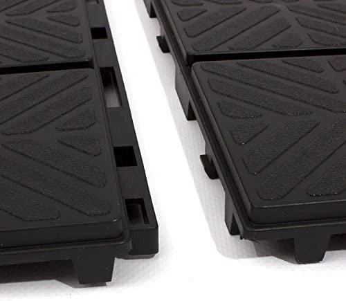 PROSPERPLAST VEJOS KORIO PLOKŠTĖ EASY SQUARE – JUODA 9 vnt. 1,5m2