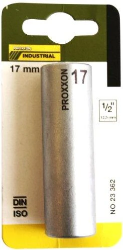 1/2" Šešiakampė prailginta galvutė PROXXON 17 mm