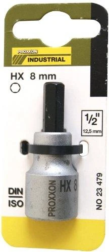 1/2" Galvutė su šešiakampiu antgaliu PROXXON 8 mm