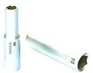 1/4" šešiakampė prailginta galvutė PROXXON 6mm