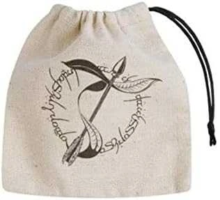 Q Workshop Elvish Basic Kauliukų Maišelis Smėlio Ir Juodos Spalvos