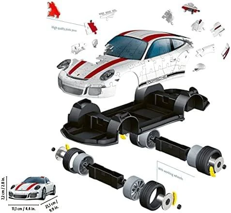 RAVENSBURGER dėlionė Porsche 911R 108vnt, 12528