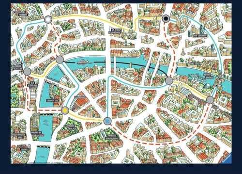 Ravensburger stalo žaidimas „Scotland Yard Junior“, 2–4 žaid., nuo 6 m.
