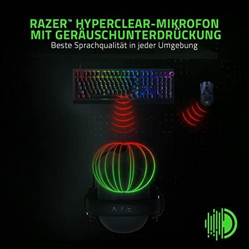 Esports THX Spatial Audio Žaidimų Ausinės Razer BlackShark V2 + USB garso plokštė, Juodos