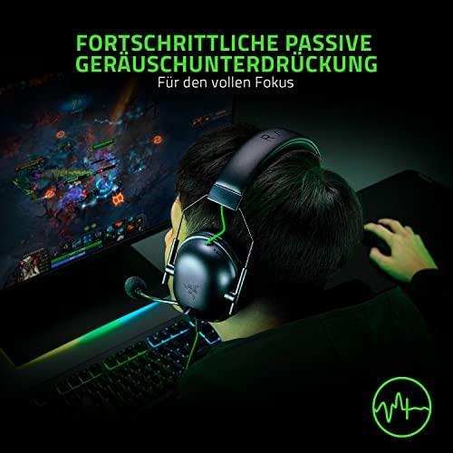 Esports THX Spatial Audio Žaidimų Ausinės Razer BlackShark V2 + USB garso plokštė, Juodos