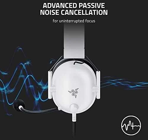 Esports Žaidimų Ausinės Razer BlackShark V2 X, Baltos