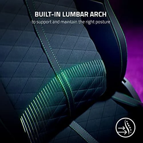 Žaidimų kėdė visos dienos komfortui Razer Enki X Gaking Chair, Juoda-žalia