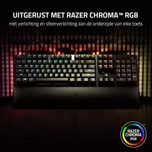 Analoginė Optinė Žaidimų klaviatūra Razer Huntsman V2, US išdėstymas