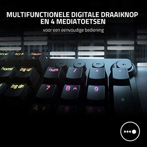 Analoginė Optinė Žaidimų klaviatūra Razer Huntsman V2, US išdėstymas