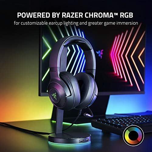 Ultra-Lengvos PC Žaidimų Ausinės Razer Kraken V3 X, Juodos