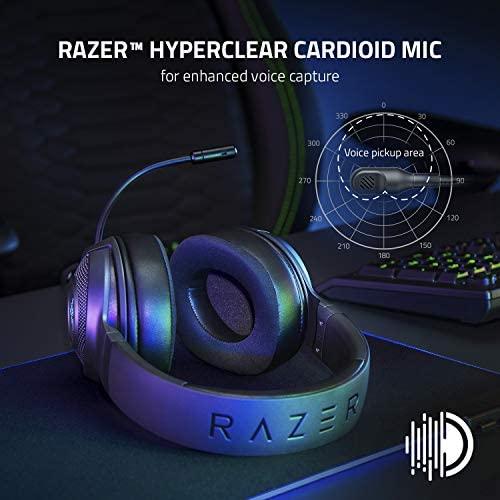 Ultra-Lengvos PC Žaidimų Ausinės Razer Kraken V3 X, Juodos