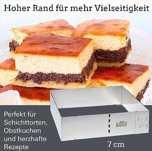 Stačiakampis konditerinis apvadas EASY BAKING - reguliuojamas / Birkmann