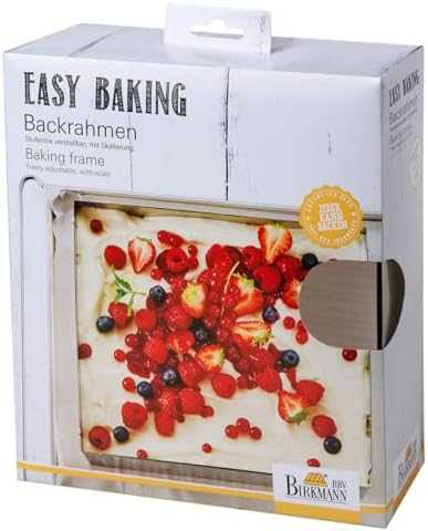 Stačiakampis konditerinis apvadas EASY BAKING - reguliuojamas / Birkmann