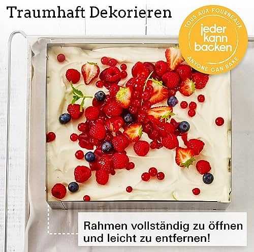 Stačiakampis konditerinis apvadas EASY BAKING - reguliuojamas / Birkmann