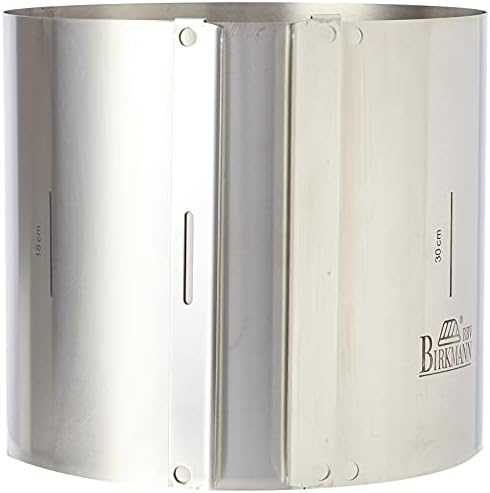 Stampo Per Frutta Birkmann 30 Cm - Teglia Per Flan E Dolci, Acciaio, Grigio, Capacità 2000 Ml - Foto 2