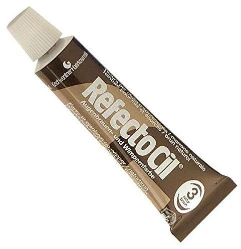 Antakių ir blakstienų dažai RefectoCil 15ml - Nr.3 Ruda