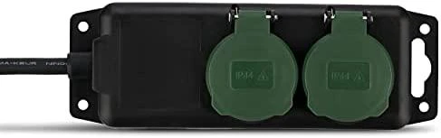 REV Multiple Socket Outlet IP44 2 kartus 1,4m