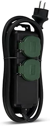 REV Multiple Socket Outlet IP44 2 kartus 1,4m
