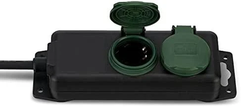REV Multiple Socket Outlet IP44 2 kartus 1,4m