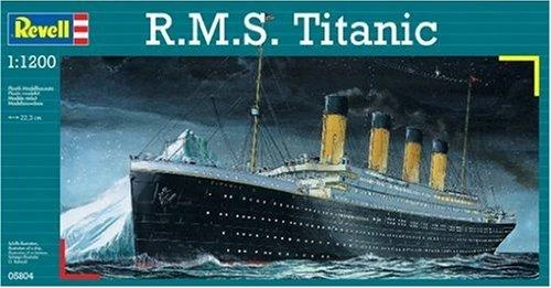 Klijuojamas laivo modelis Revell RMS Titanic 1:1200, 40 d.