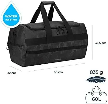 Turistinė kuprinė RivaCase Rivacase Sherwood, Navy, Travel, 60 L, Polyester, Polyurethane, Side pocket, 600 mm