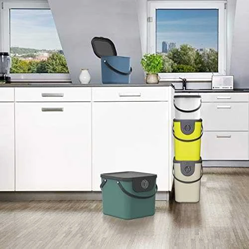 Atliekų Konteineris - ROTHO Albula Žalias 40L Technopolimeras 400x340x358mm
