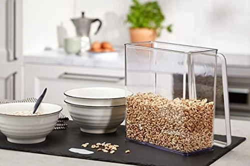 rotho Gyvūnų Maisto Indas - LOFT Aukštas 3.2L Technopolimeras Permatomas/Baltas