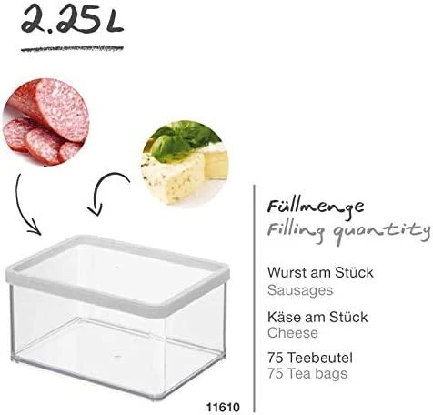 Naminių gyvūnų maisto talpa - ROTHO Loft Treat Container (rotho, 2.25l, patvarus technopolimeras)