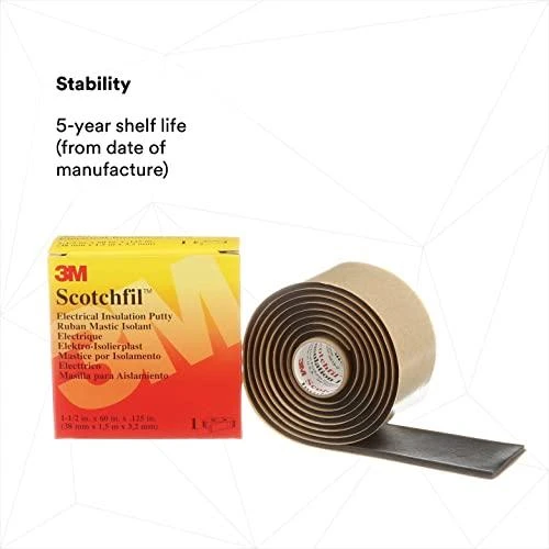 3M Juosta 38 x 1,5 m juoda Scotchfil (7000006089)
