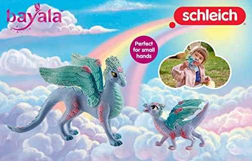 Schleich figūrėlė BAYALA Žiedų drakonė su jaunikliu
