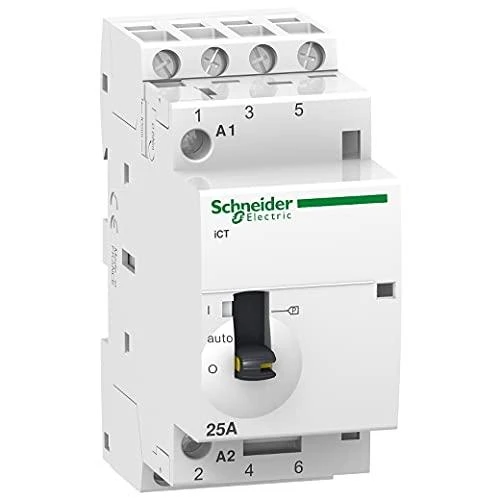 Schneider Electric „Schneider“ modulinis kontaktorius iCT50r25-40-230 25A 4NO 50/60Hz 220/240VAC (A9C21834)