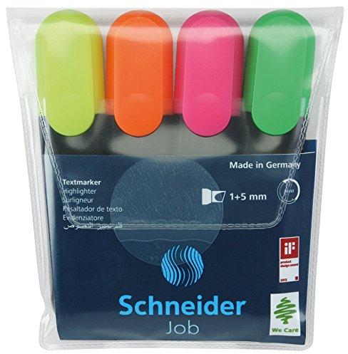 Schneder Schneider Teksto žymeklių Job rinkinys 4vnt