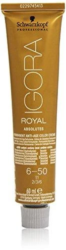 Schwarzkopf Igora Royal Absolutes ilgalaikio poveikio žilų plaukų dažai 60 ml - 6-50