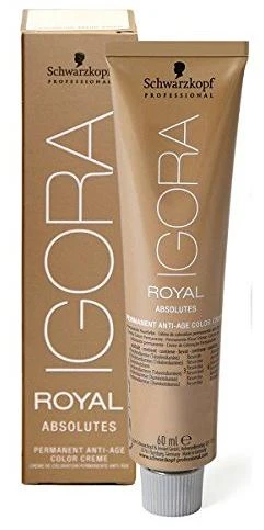 Schwarzkopf Igora Royal Absolutes ilgalaikio poveikio žilų plaukų dažai 60 ml - 9-50