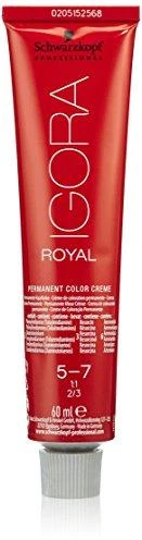 Schwarzkopf Igora Royal ilgalaikio poveikio plaukų dažai 60 ml - 5-7