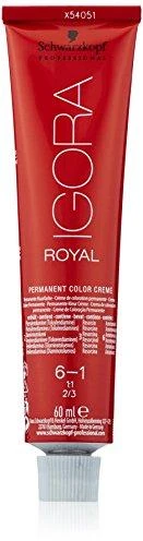 Schwarzkopf Igora Royal ilgalaikio poveikio plaukų dažai 60 ml - 6-1