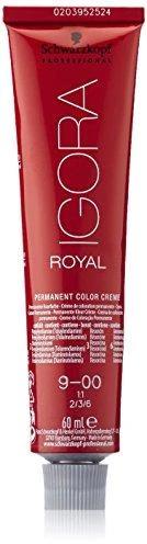 Schwarzkopf Igora Royal ilgalaikio poveikio plaukų dažai 60 ml - 9-00