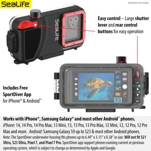 Dėklas Sealife SportDiver Underwater Išmanusis telefonas Housing (SL400-U) (35.335.400)