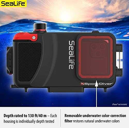 Dėklas Sealife SportDiver Underwater Išmanusis telefonas Housing (SL400-U) (35.335.400)