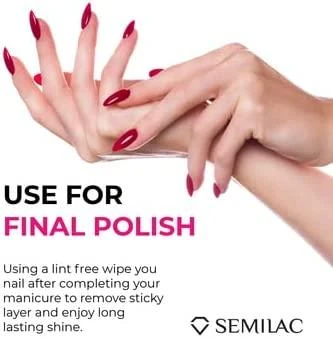 Semilac Diamond Cosmetics Cleaner Pure Liquid plovimui ir riebalų šalinimui 1000 ml