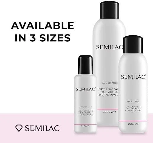 Semilac Diamond Cosmetics Cleaner Pure Liquid plovimui ir riebalų šalinimui 1000 ml