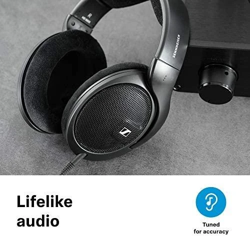 Sennheiser HD 560S atviro tipo referencinės ausinės su laidu, Juodos